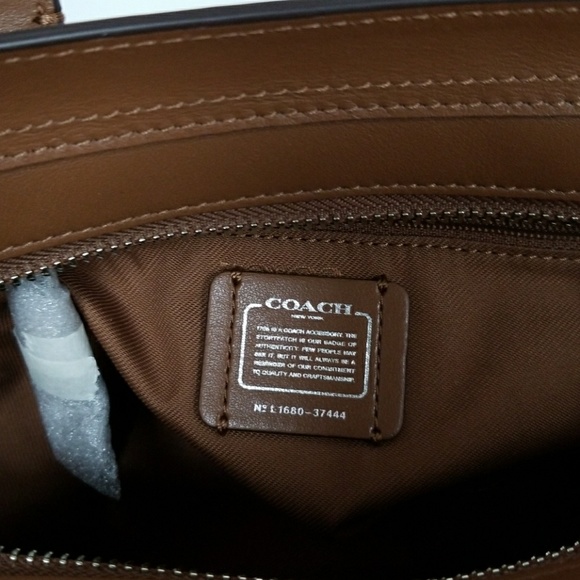 COACH Womens Pebbled Leather Coach Swagger 21 - Picture 8 of 8